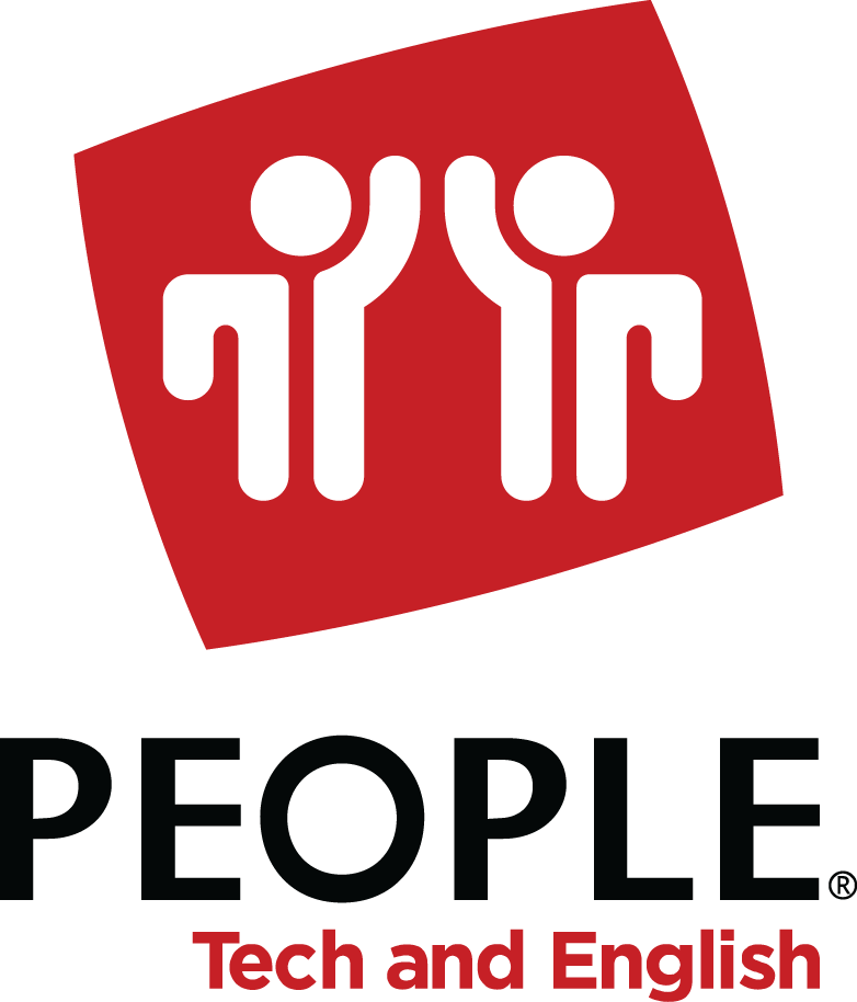 Logo: People the tech and english